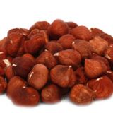 Natural and roasted hazelnut 